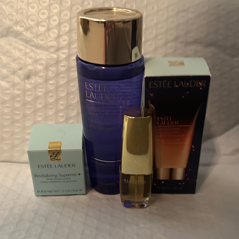 Estee Lauder Blue and Gold Skincare Trio